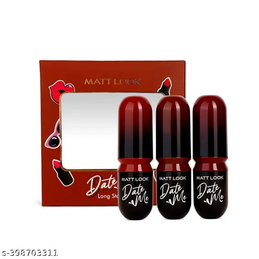 Mattlook Date Me Long Stay Lipstick - Maroons & Wines