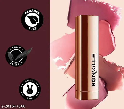 RONZILLE Long Stay Creamy Matte Lipstick With Intense Colour Shade-13